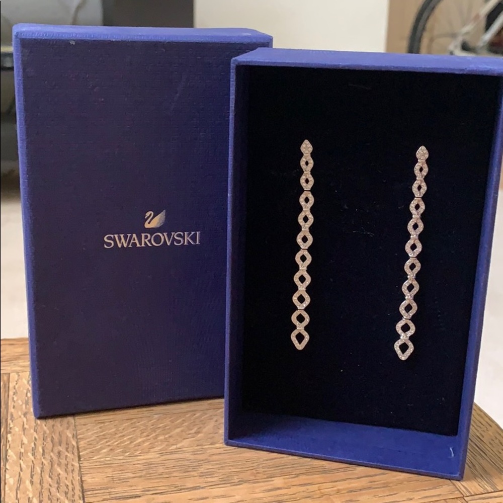 Swarovski long earrings
